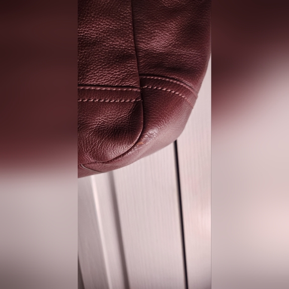 Coach Sienna Park Carrie Brown Shoulder bag Pebbled Leather 2013 Purse Hobo - Picture 6 of 15